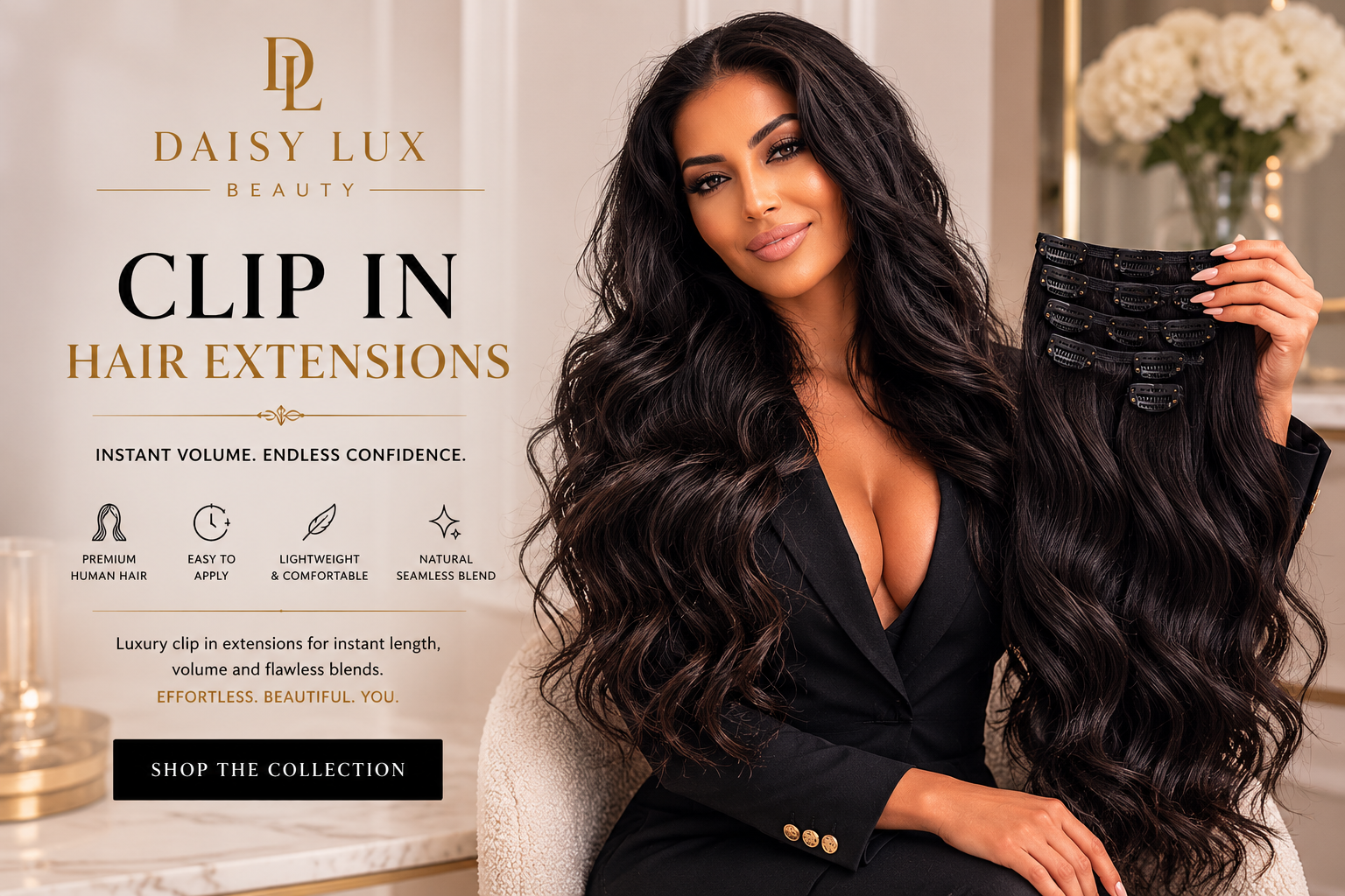 Clip-In Hair Extensions