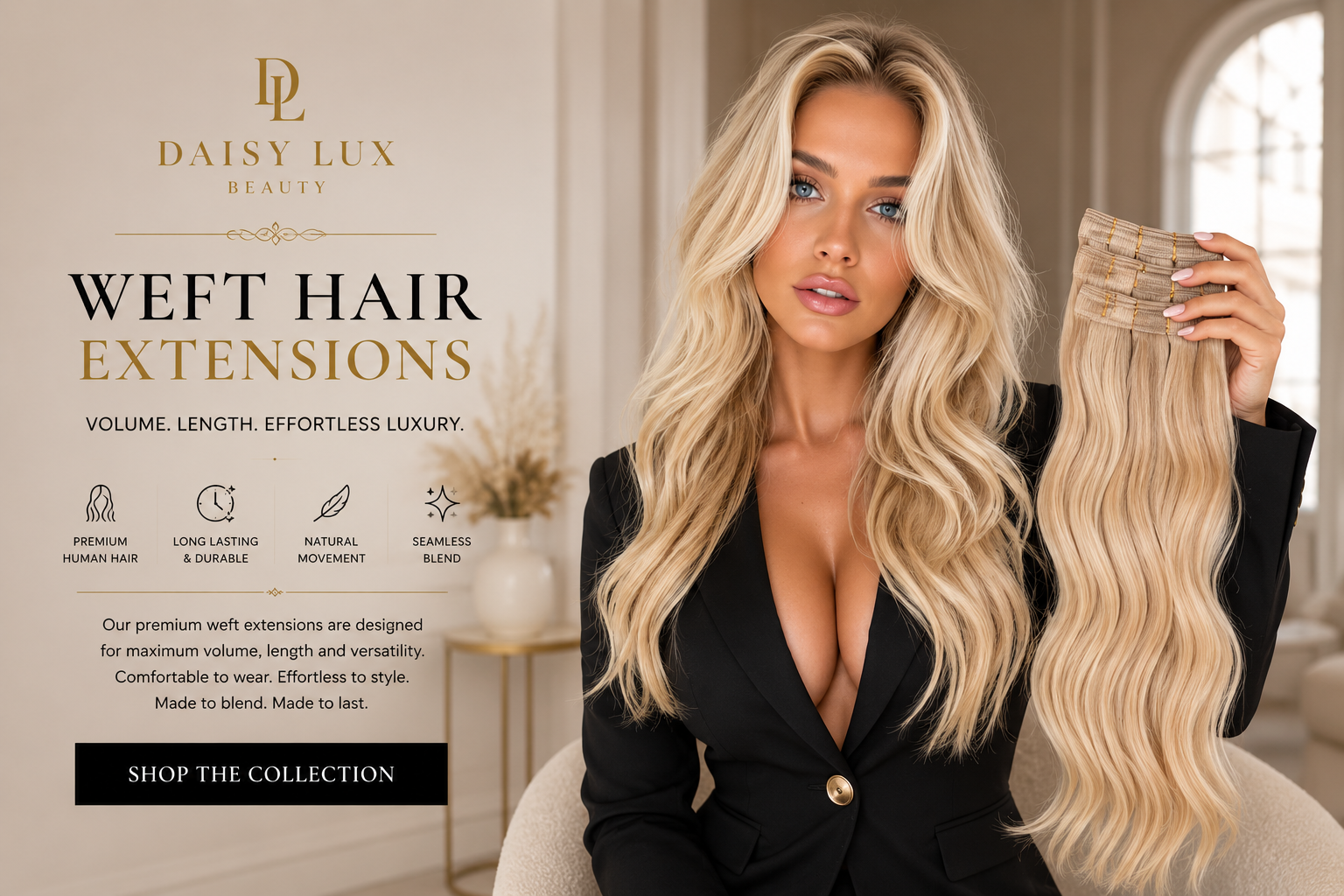 Weft Hair Extensions