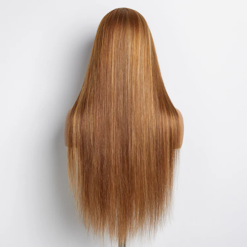 Daisy Lux Beauty™ Premium Quality 150% Density 13x4 "PRE PLUCKED LACE FRONT STRAIGHT" Wig Free Part 100% Human Hair