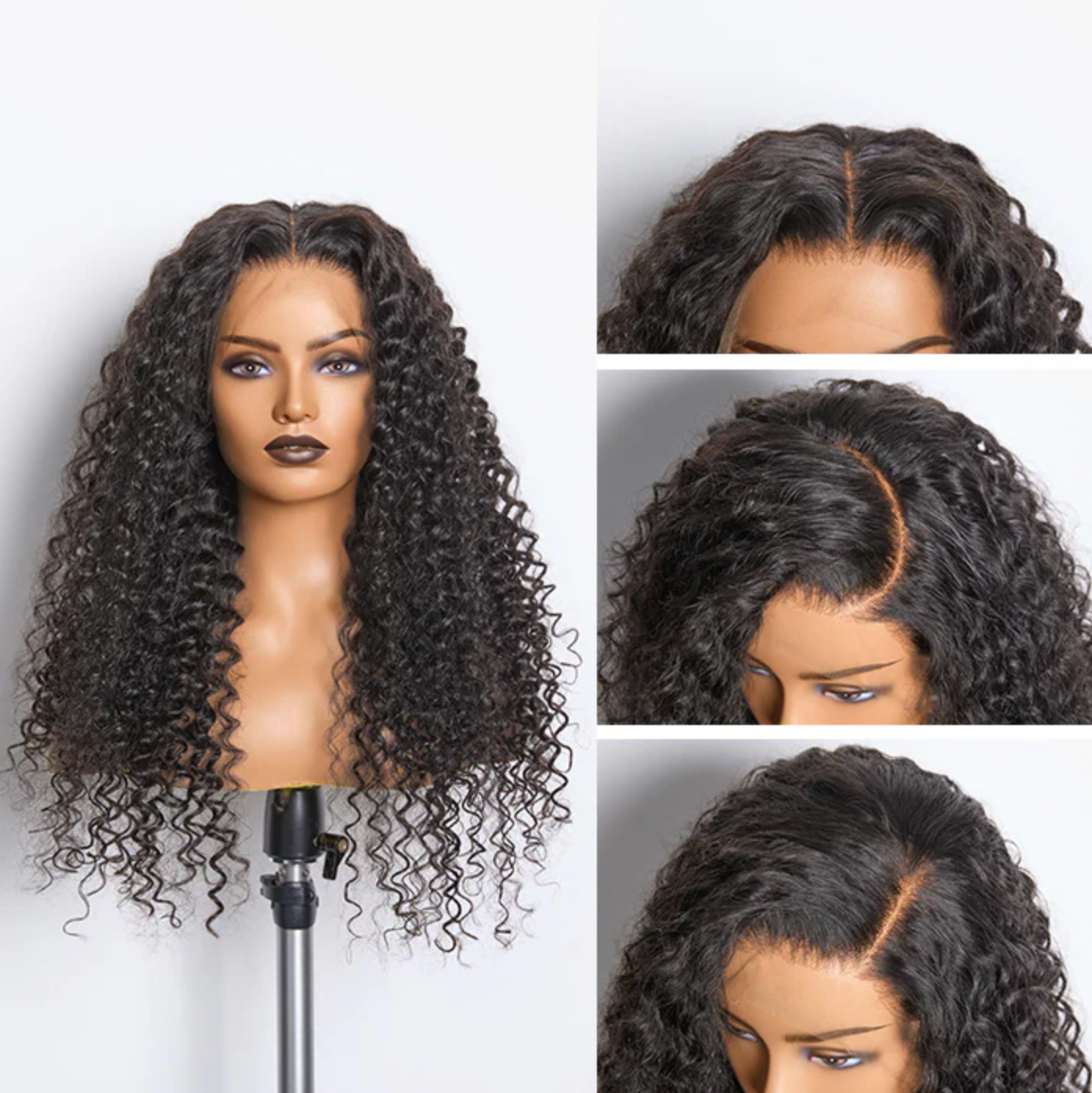Daisy Lux Beauty™ Premium Quality 180% Density HD 13x4 "FULL FRONTAL LACE" Wig "DEEP CURLY"