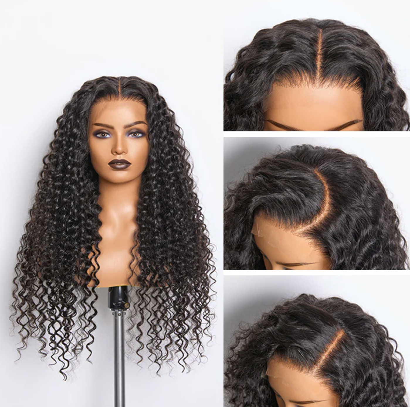 Daisy Lux Beauty™ Premium Quality 180% Density HD 13x4 "FULL FRONTAL LACE" Wig "DEEP WAVE"