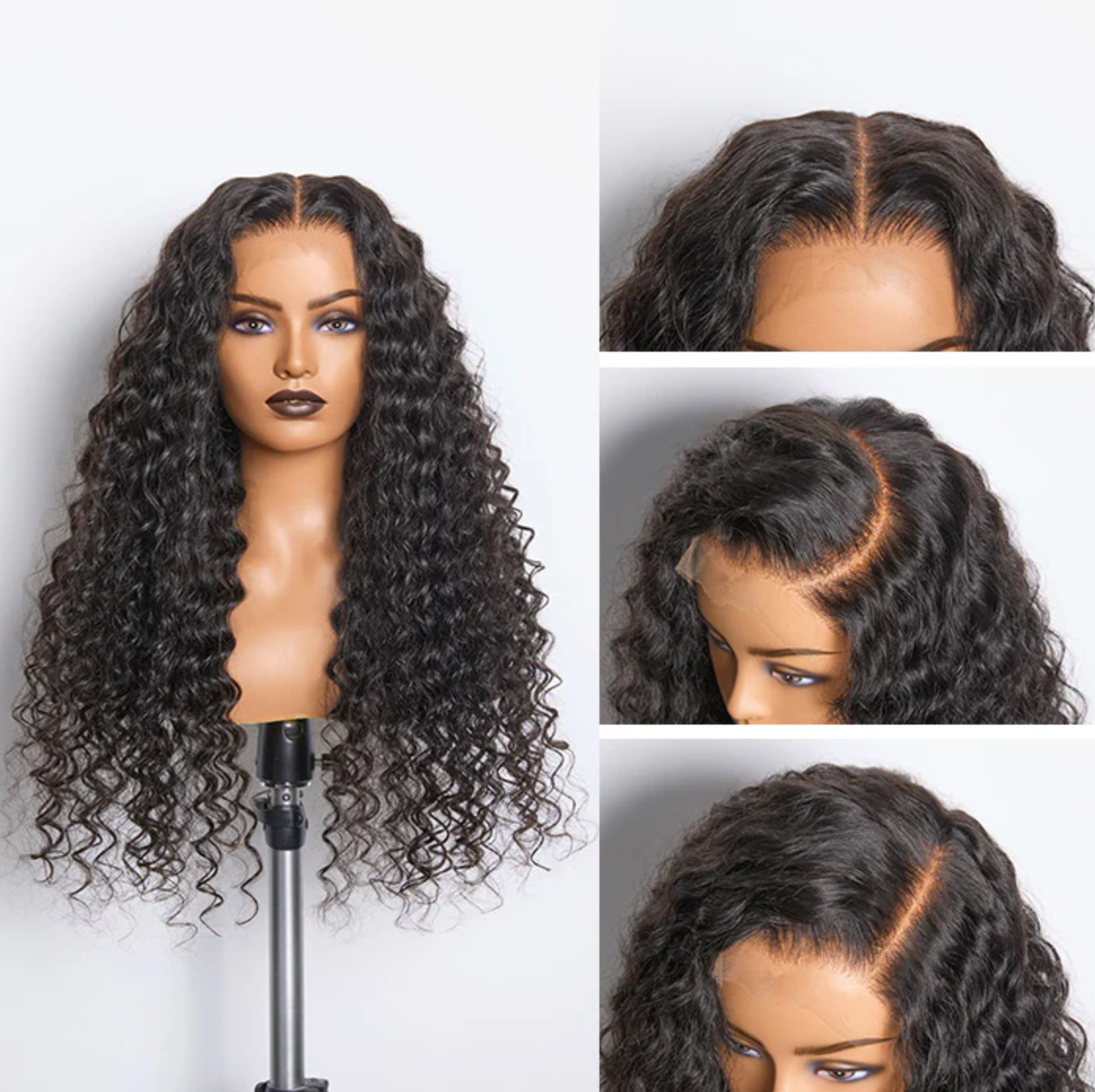 Daisy Lux Beauty™ Premium Quality 180% Density HD 13x6 "PARTINGMAX FULL FRONTAL LACE" Wig "DEEP WAVE"