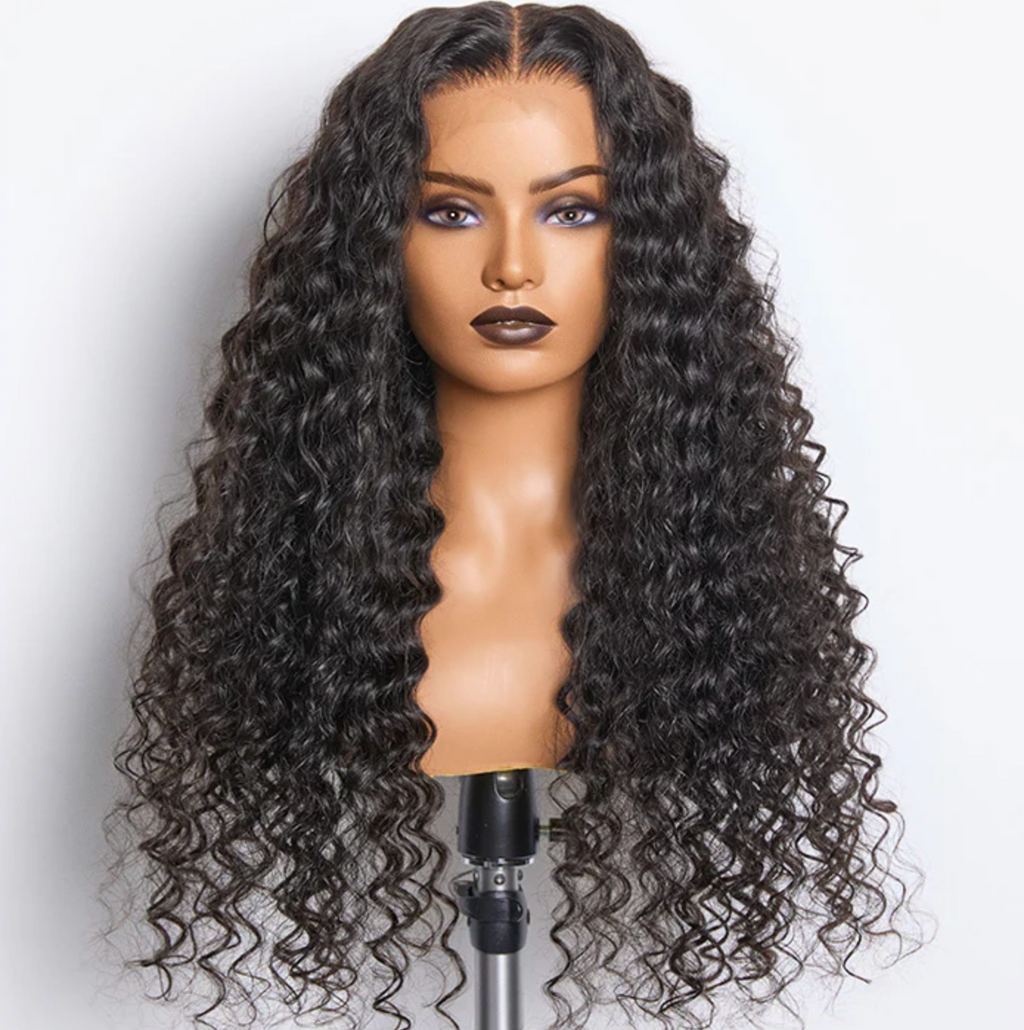 Daisy Lux Beauty™ Premium Quality 180% Density HD 13x6 "PARTINGMAX FULL FRONTAL LACE" Wig "DEEP WAVE"