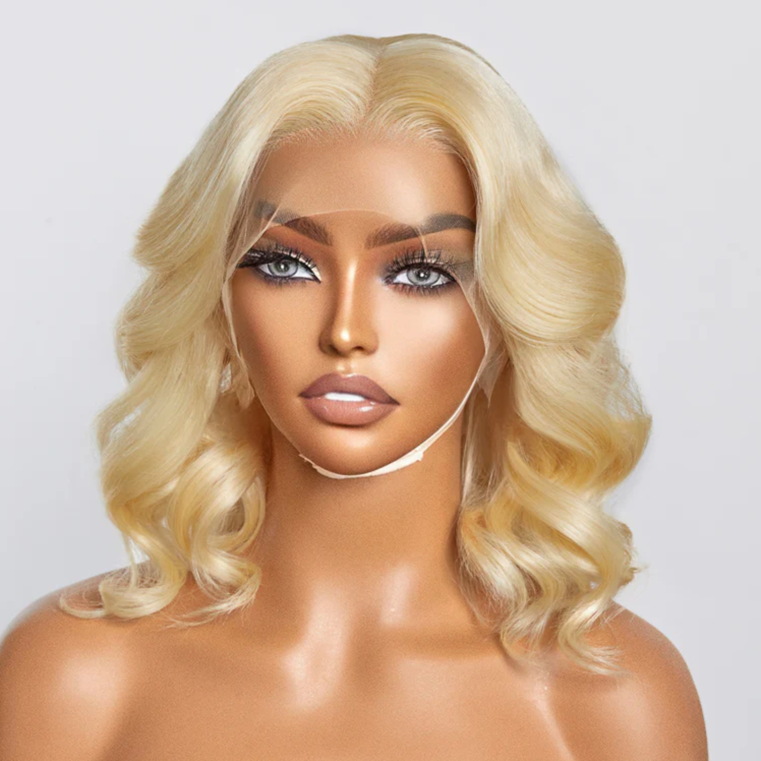 Daisy Lux Beauty™ Premium Quality 150% Density 13x4 #613 Pre Plucked Lace Front "BODY WAVE BOB" Wig