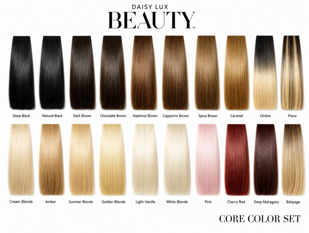 Daisy Lux Beauty™ Premium Quality "FLAT-TIP" Virgin Hair Extensions