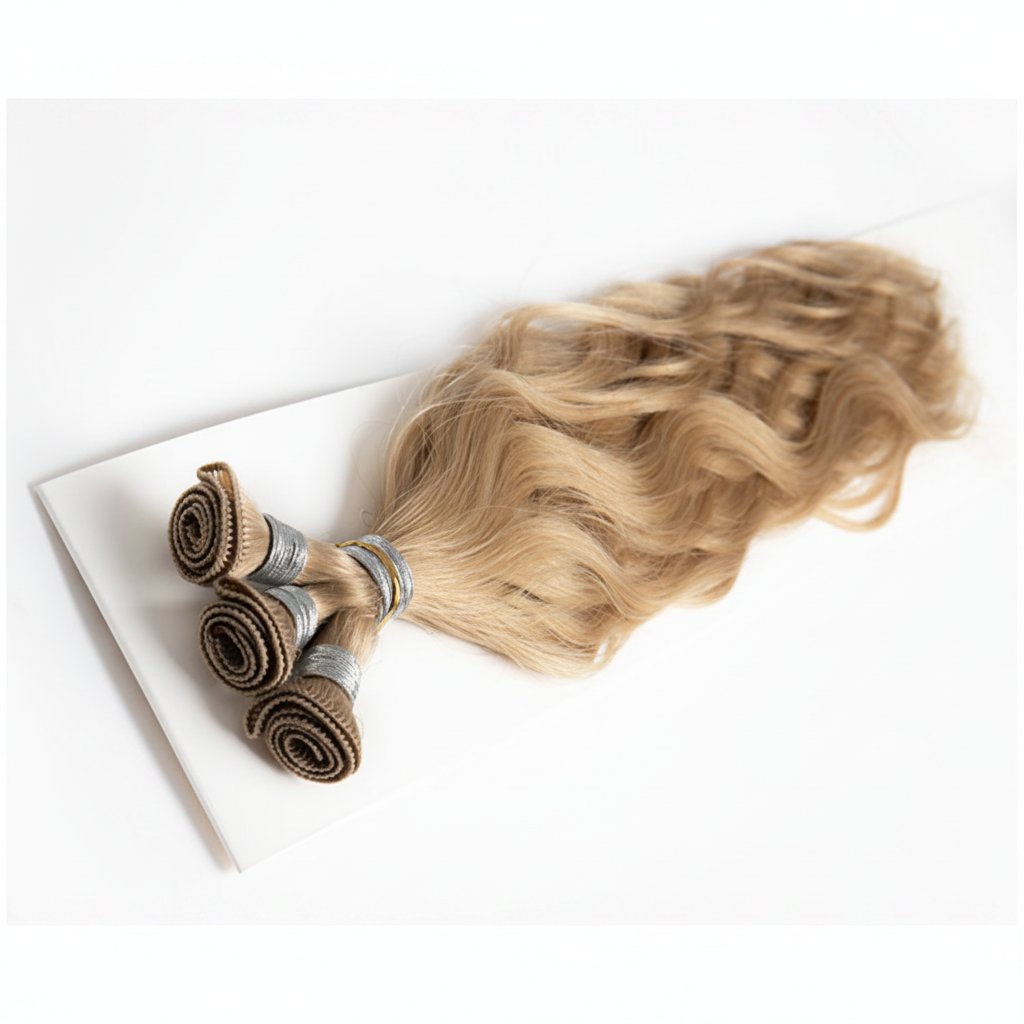 Daisy Lux Beauty™ Premium Quality "HAND-TIED WEFT WAVE" Virgin Hair Extensions