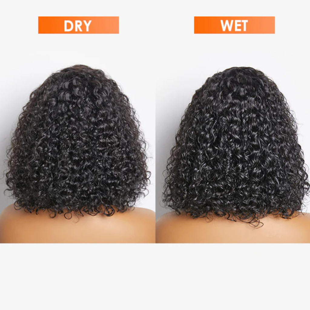 Daisy Lux Beauty™ Premium Quality 150% Density 13x4 Pre Plucked Lace Front "CURLY BOB" Wig