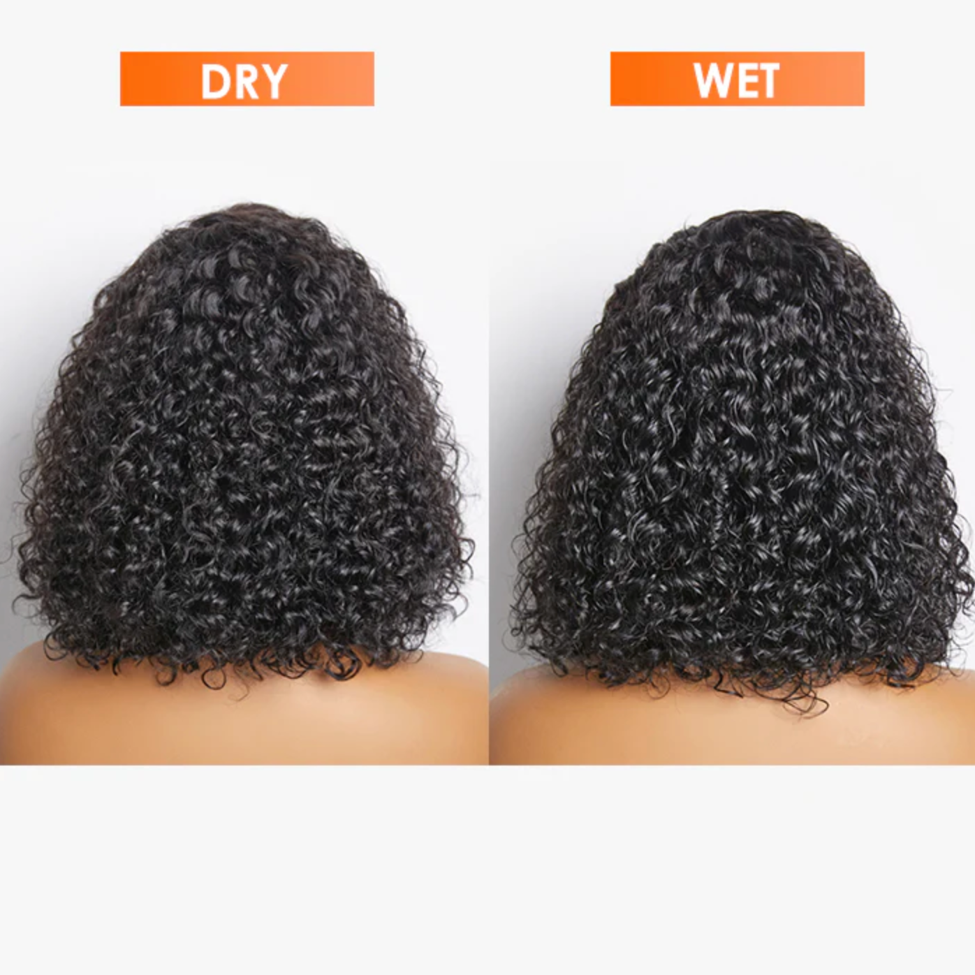 Daisy Lux Beauty™ Premium Quality 150% Density 13x4 Pre Plucked Lace Front "CURLY BOB" Wig