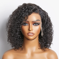 Daisy Lux Beauty™ Premium Quality 150% Density 13x4 Pre Plucked Lace Front "CURLY BOB" Wig