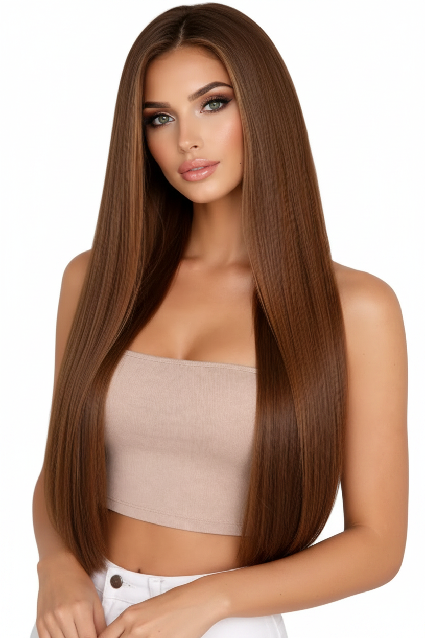 Daisy Lux Beauty™ Premium Quality "SEAMLESS CLIP-IN" Remy Hair Extensions