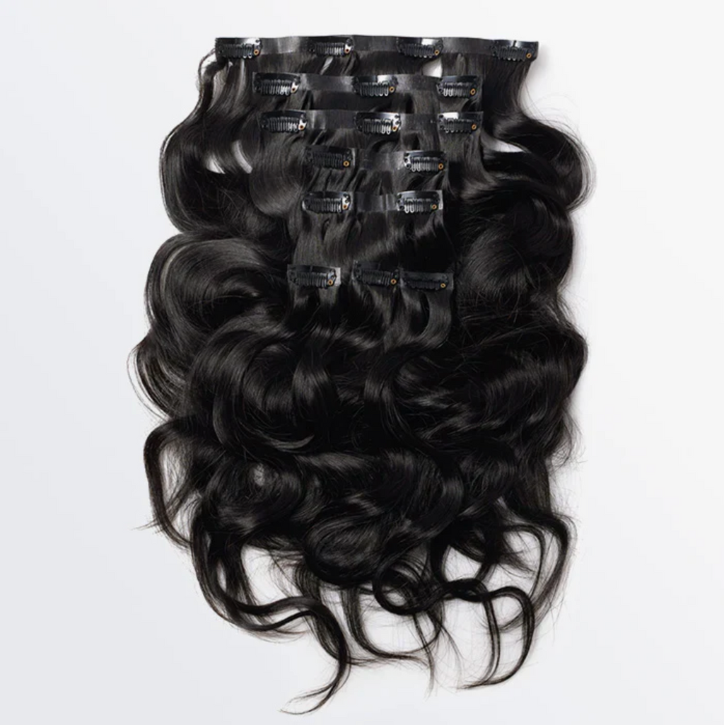 Daisy Lux Beauty™ Premium Quality "BODY WAVY SEAMLESS CLIP INS" Remy Hair Extensions