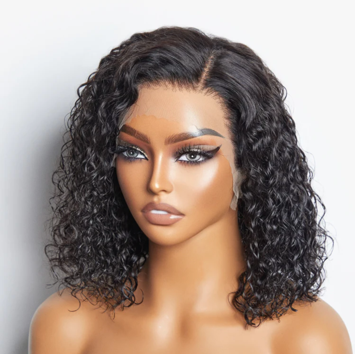 Daisy Lux Beauty™ Premium Quality 150% Density 13x4 Pre Plucked Lace Front "WATER WAVE BOB" Wig
